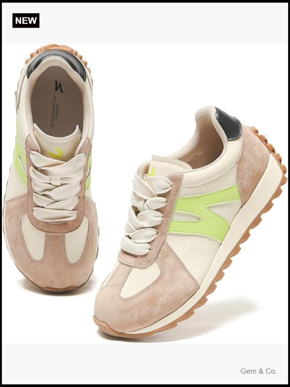 Wide toe box walking sneakers arch support slip resistant removable insole